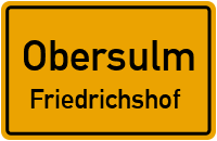 Sommerrainweg in ObersulmFriedrichshof