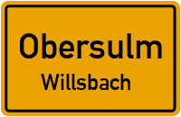 Weinsberger Straße in 74182 Obersulm (Willsbach)