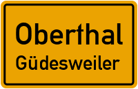 Feldstraße in OberthalGüdesweiler