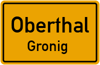 Schulstraße in OberthalGronig