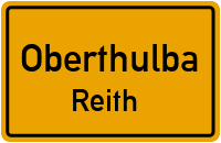 Reither Mühlstraße in OberthulbaReith