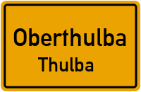 Straßenverzeichnis Oberthulba Thulba