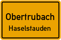 Straßenverzeichnis Obertrubach Haselstauden
