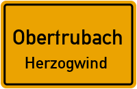 Straßenverzeichnis Obertrubach Herzogwind