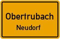 Straßenverzeichnis Obertrubach Neudorf