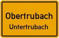 Straßenverzeichnis Obertrubach Untertrubach