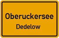 Bahnhofstraße in OberuckerseeDedelow