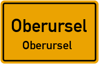 Sankt-Ursula-Gasse in OberurselOberursel