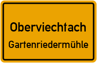 Straßen in Oberviechtach Gartenriedermühle