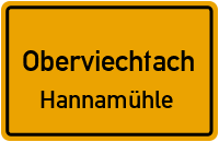 Straßen in Oberviechtach Hannamühle