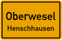 Alte Mühlenstraße in OberweselHenschhausen