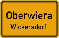 Hohe Straße in OberwieraWickersdorf