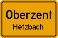 Sportplatzweg in OberzentHetzbach