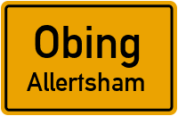 Straßenverzeichnis Obing Allertsham
