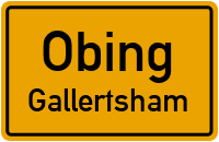 Straßen in Obing Gallertsham