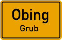 Straßen in Obing Grub