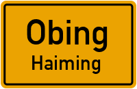 Straßenverzeichnis Obing Haiming