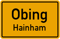 Straßenverzeichnis Obing Hainham