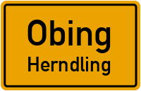 Straßen in Obing Herndling