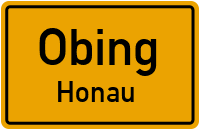 Straßenverzeichnis Obing Honau