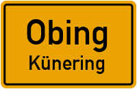 Straßen in Obing Künering