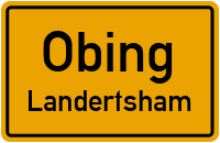 Straßen in Obing Landertsham