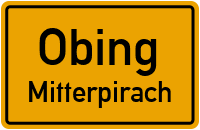 Straßen in Obing Mitterpirach