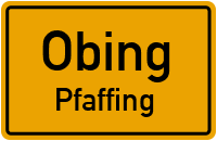 Straßenverzeichnis Obing Pfaffing