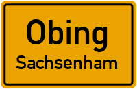 Straßenverzeichnis Obing Sachsenham