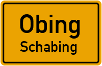 Straßen in Obing Schabing