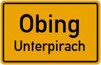 Straßenverzeichnis Obing Unterpirach