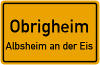 Gänseweg in ObrigheimAlbsheim an der Eis