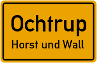Feldstraße in OchtrupHorst und Wall