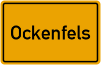 Ortsschild von Gemeinde Ockenfels in Rheinland-Pfalz