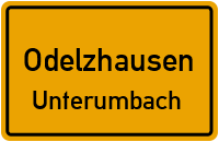 Dorfstraße in OdelzhausenUnterumbach
