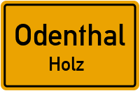 Feldrain in OdenthalHolz