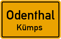 Straßenverzeichnis Odenthal Kümps