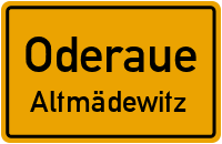 Dorfplatz in OderaueAltmädewitz