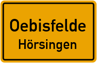 Erxlebener Straße in OebisfeldeHörsingen