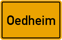 Oedheim in Baden-Württemberg
