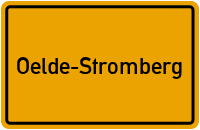 Ortsschild Oelde-Stromberg