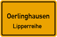 Bachstraße in OerlinghausenLipperreihe