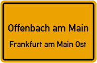 Mainstraße in Offenbach am MainFrankfurt am Main Ost