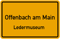 Platz Des 8. Mai 1945 in Offenbach am MainLedermuseum