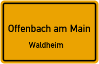 Bischofsheimer Weg in Offenbach am MainWaldheim