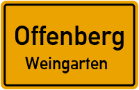 Straßen in Offenberg Weingarten
