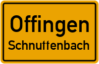 Straßenverzeichnis Offingen Schnuttenbach