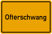 Ortsschild von Gemeinde Ofterschwang in Bayern