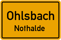 Riesenwaldstraße in OhlsbachNothalde