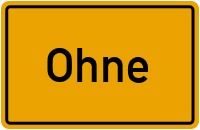 Ohne in Niedersachsen